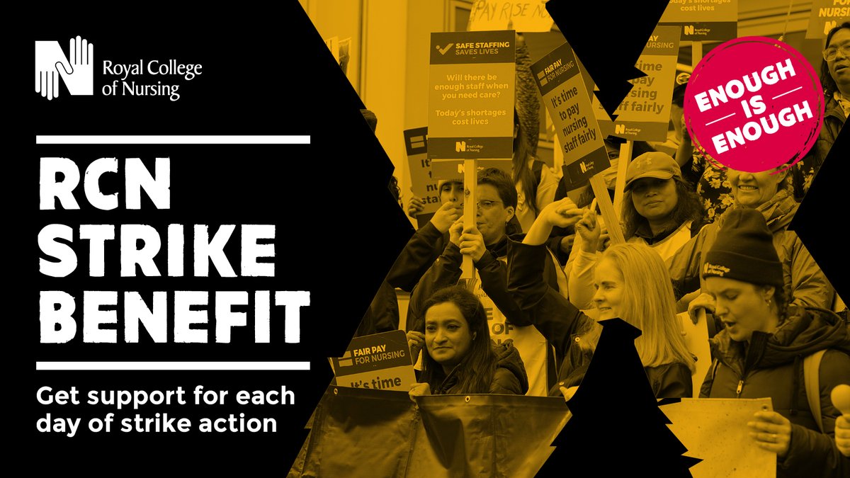 theRCN's tweet photo. If you have taken #RCNStrike action in the past three months, don't lose out on the support you are entitled to. 

Claims must be submitted within three months of the payslip you are claiming for.

Claim your strike benefit here: https://t.co/hlkUqTQZ4l https://t.co/aDoW3KOgQW
