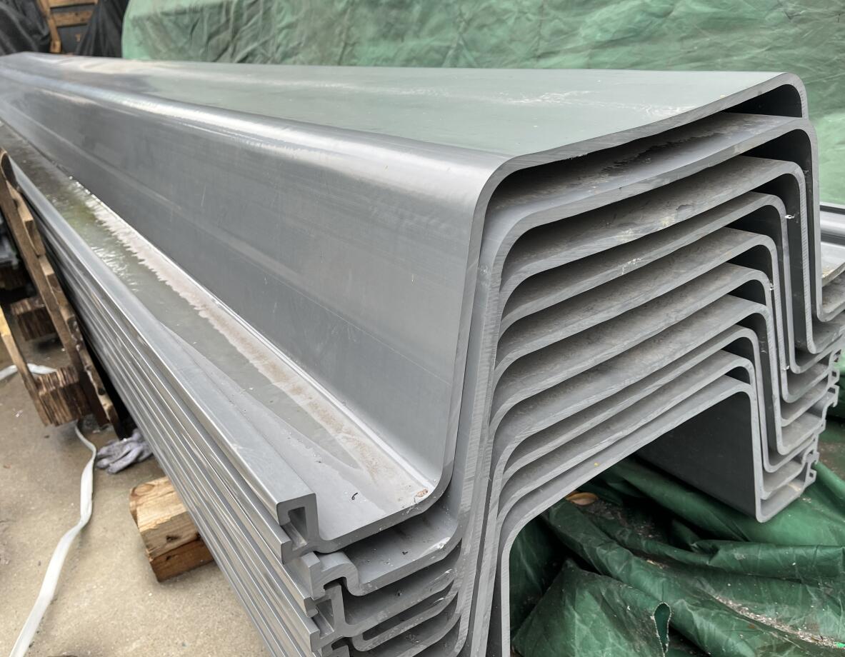 ZhuoTower's tweet image. Vinyl Seawall Panels: U type
Vinyl seawall is one of the best seawall solutions for many waterfront properties, whether residential, commercial, or municipal. Vinyl sheet piles systems are the new standard with many advantages compared to hard wood, concrete 
#PVCSheetPile