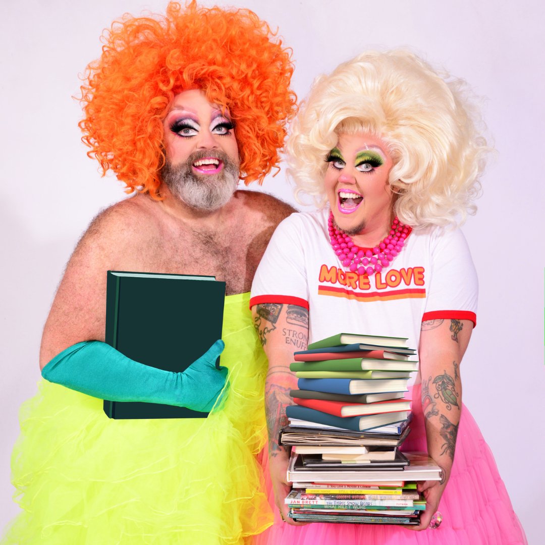 We're excited to welcome <a href="/FayandFluffy/">Fay & Fluffy</a> for Drag Queen Storytimes! Register for one of the three sessions on Friday,  August 4: 

✨10am-11am at Sherwood: ow.ly/p45650P8QRJ
✨12pm-1pm at Main: ow.ly/fSZq50P8QQ5
✨2pm-3pm at Beaty: ow.ly/75Bw50P8QQ6