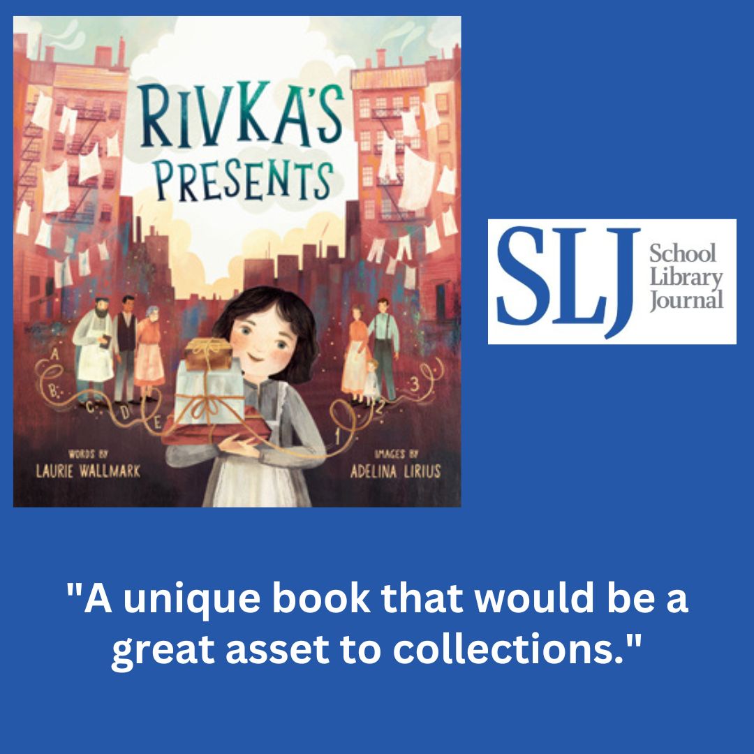 Thanks to School Library Journal for a lovely review of my RIVKA'S PRESENTS. @lizaroyceagency <a href="/randomhousekids/">Random House Children's Books</a> #jewish #jewishbooks #jewishcommunity #jewishhistory #immigration #bookposse #teachers #librarian #educators #bookstagram #booktok 
slj.com/review/rivkas-…