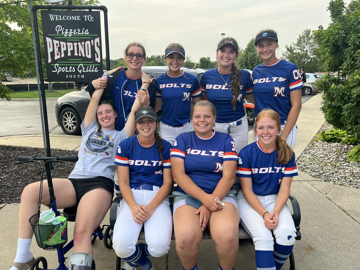 Blue16u's tweet photo. A little Bracket Play Delay‼️🌧️ 
New start time 2:30 today at Whistlestop Park- SE 4. 
Keep bringing your best and have fun girls @MIBlueChip @GVSUSoftball @jenmack18 @FSU_SB @schumann_jake @SVSU_Softball @svsu_ryan https://t.co/5orUx4RAou