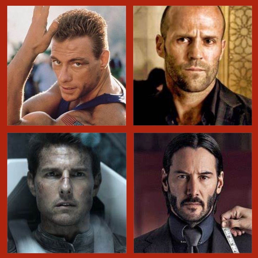 #MorningMovieQuestion 

Which actor below is your favorite for action movies?

#Movies #FilmTwitter #action
#TomCruise #MissionImpossible
#JasonStathom 
#KeanuReeves #JohnWick
#JeanClaudeVanDamme