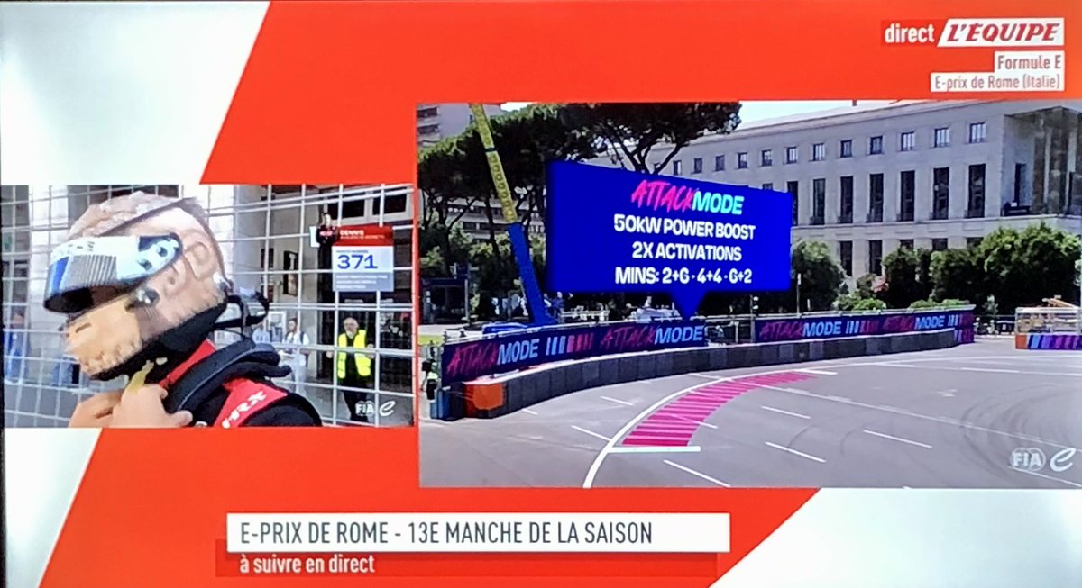 brunocammalleri's tweet photo. Qualifs, avant-course, remontée de la grille, course, podium

La couverture de la #FormulaE est complète sur @lachainelequipe 👌

Avec pour ce #RomeEPrix @CarineGalli @adripaviot @GabrielAubry8 … et les cigales dans les rues de Rome à 60 degrés sur la piste et 33 dans l’air 🥵 https://t.co/xYk0vDdpnn