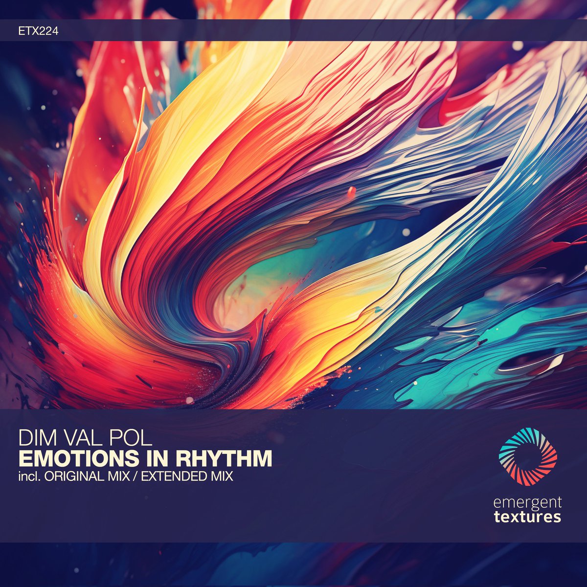 Dim Val Pol - Emotions In Rhythm (Original Mix)
Release date (all stores): 27th July 2023
Catalog Number: ETX224