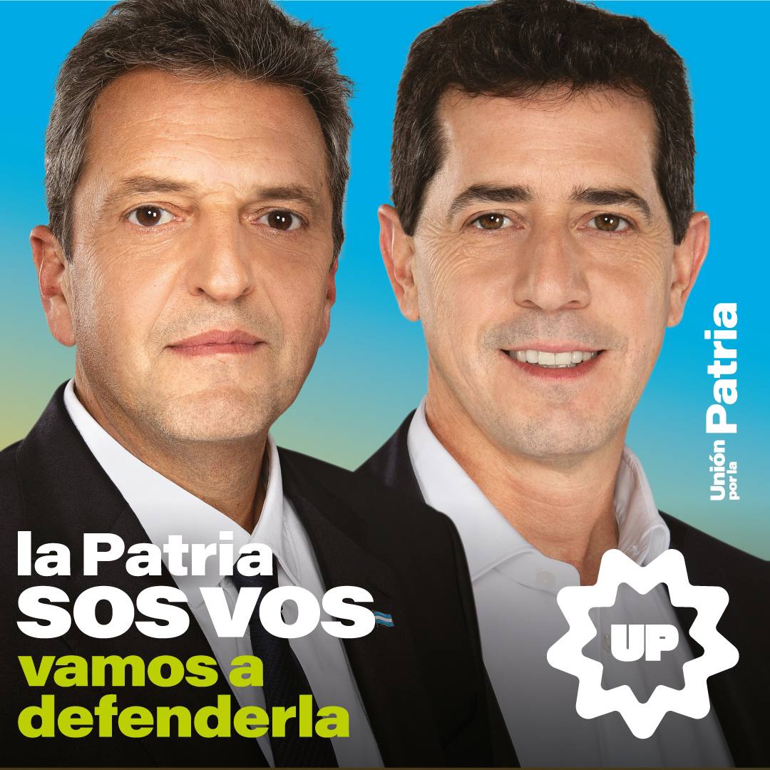 wadodecorrido's tweet photo. Unión por la Patria nace para defender a nuestro país: Argentina tiene un gran futuro y sentimos un inmenso #AmorPorLaPatria 🇦🇷

Defendemos la industria nacional, la inversión en salud, en educación y en obras, el valor del trabajo y la necesidad recuperar el poder adquisitivo de los salarios.

@SergioMassa tiene lo que hace falta para conducir a la Argentina. Tenemos desafíos centrales, y necesitamos hombres y mujeres que antepongan lo colectivo por sobre lo individual.

☀️ Votar a Unión por la Patria es garantizar un futuro con oportunidades de progreso, de trabajo y educación. 

Para defender a la Argentina de un nuevo proceso de endeudamiento y recortes de derechos, necesitamos candidatos, candidatas, dirigentes y especialmente ciudadanos y ciudadanas comprometidos y con #AmorPorLaPatria. ❤️