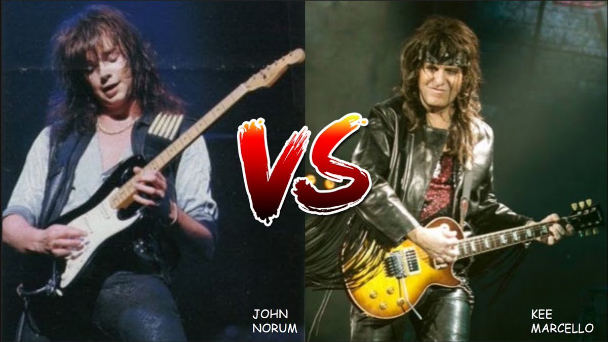 Europe had 2 great guitarists in John Norum and Kee Marcello. Both melodic, tasteful and they played what the songs needed. 

** this is not a battle !! **

#Europe #Europeband #JohnNorum #KeeMarcello #guitar #guitars #guitarist #guitarists #guitarplayer