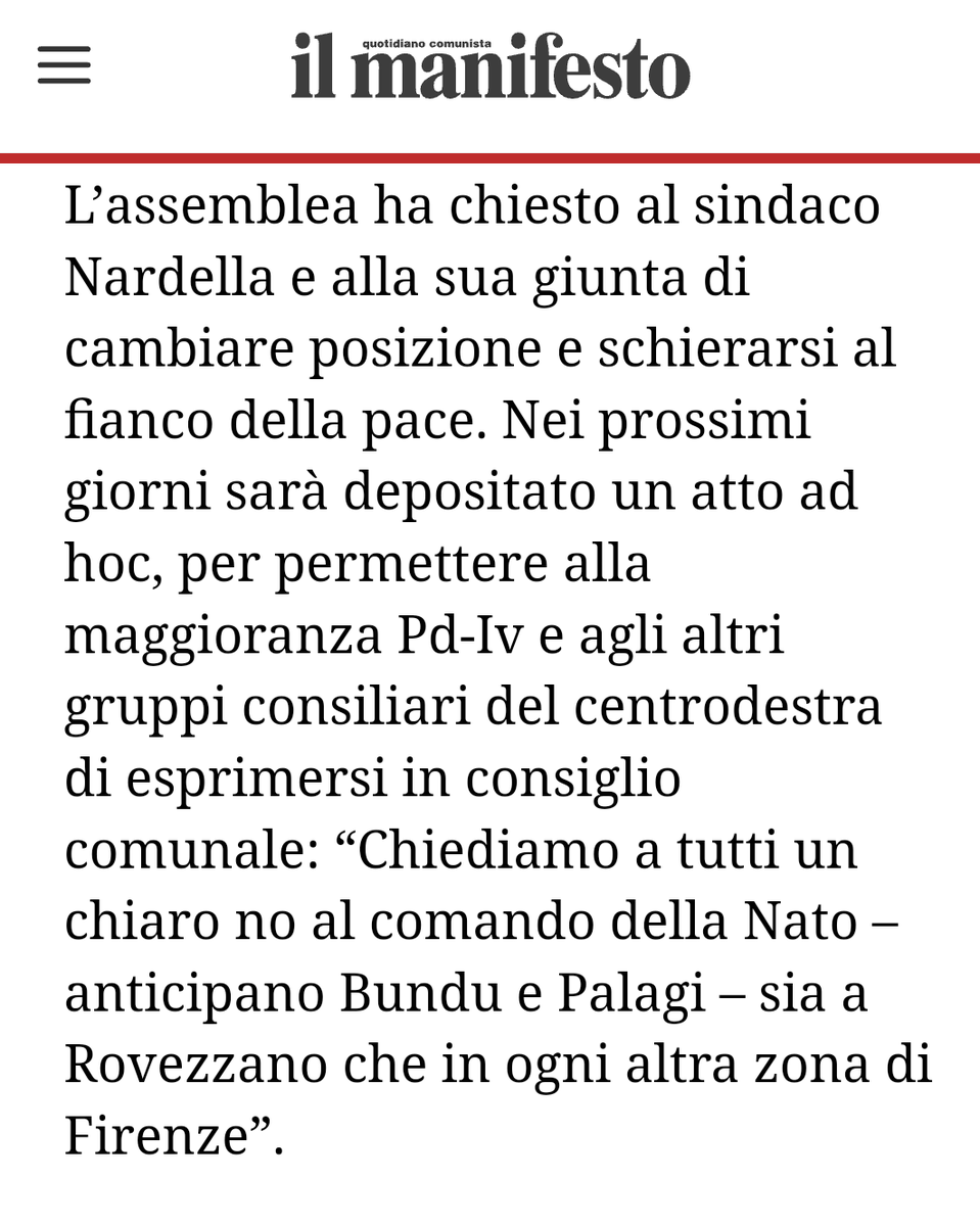 FI_Possibile's tweet photo. Non si fermano le mobilitazioni contro la realizzazione a #Pisa di una nuova grande base militare per i reparti speciali dei Carabinieri, e a #Firenze di un comando della #Nato alla #caserma #Predieri di #Rovezzano. https://t.co/s0Fm1piPeZ