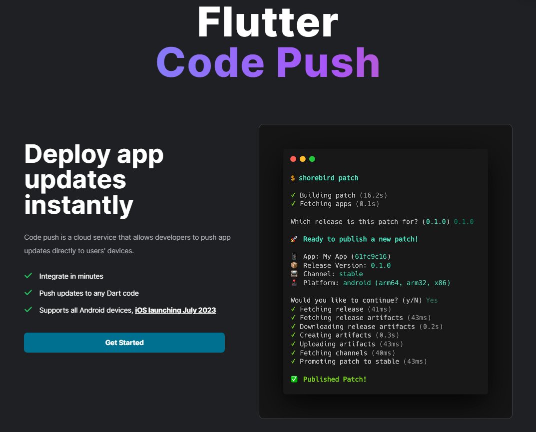 hmartapp's tweet photo. 와 코딩 한번으로 iOS랑 Android 용 앱을 동시에 만들 수 있는 Flutter 에 드디어 앱 업데이트를 앱스토어를 안 거치고 그냥 내부에서 자체적으로 하는 개념인 Code Push 를 지원하는 Shorebird 라는 서비스가 뜨고있네요!! iOS는 이번 달 내에 지원할 예정이라고 합니다!
https://t.co/Fh8M5dVKdx https://t.co/SWk3geWe5F