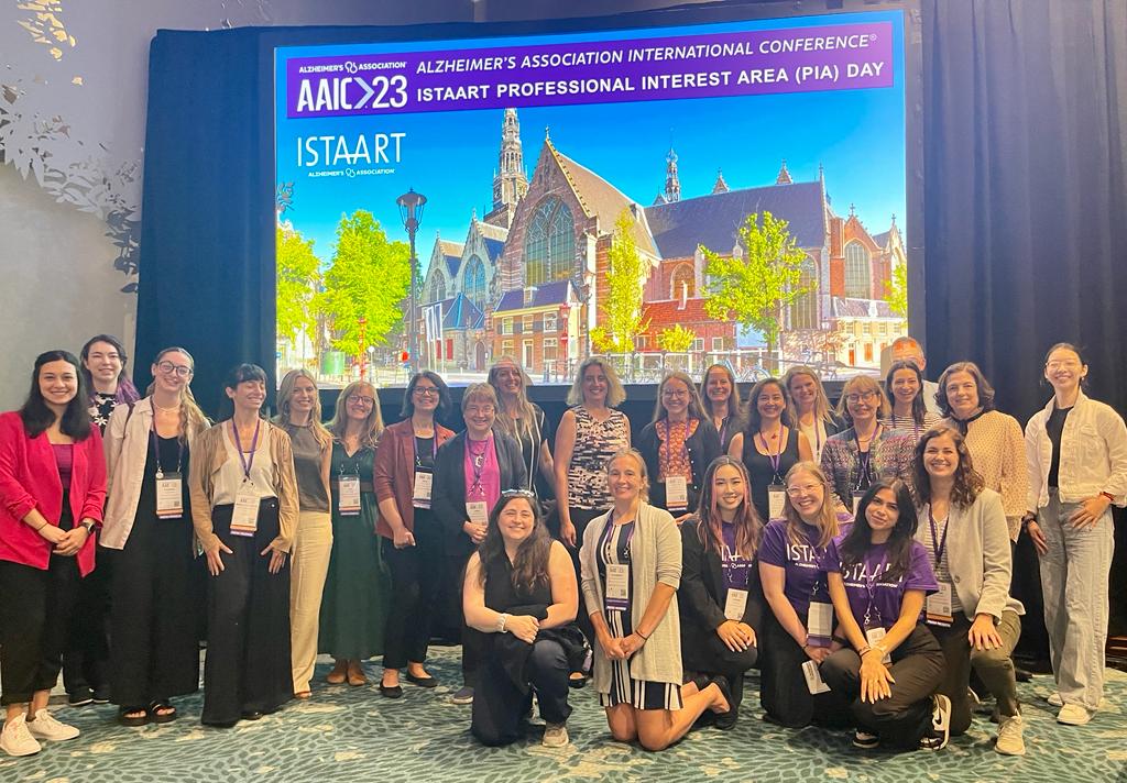 Exciting networking session at our PIA! Engaging conversations, intriguing interactions, and a fantastic turnout of early career investigators and mentors. It's been a wonderful opportunity to connect with inspiring women involved in dementia research. #PIA #AAIC2023 @birtutamtuz