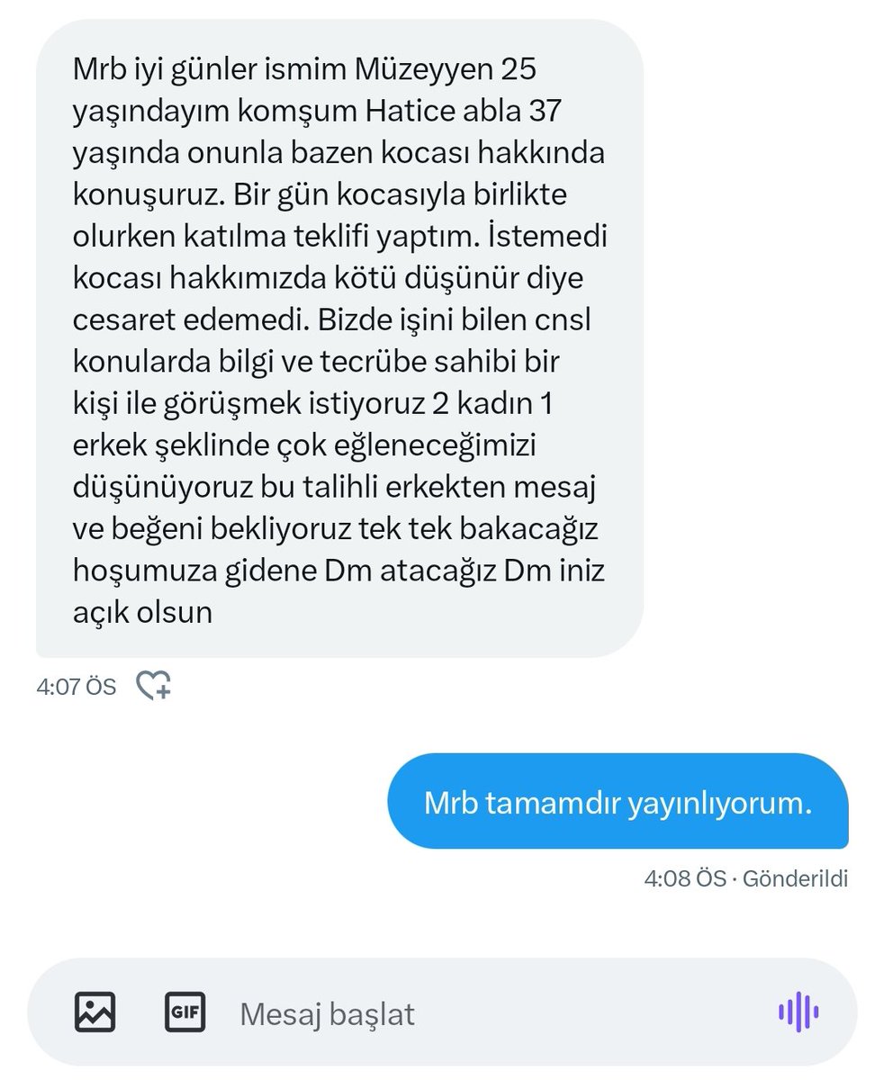 aysegulsunay98's tweet photo. 2 kadın kendileriyle ilgilenecek tecribeli bir bey arıyorlar. https://t.co/YZnR9XjzFD