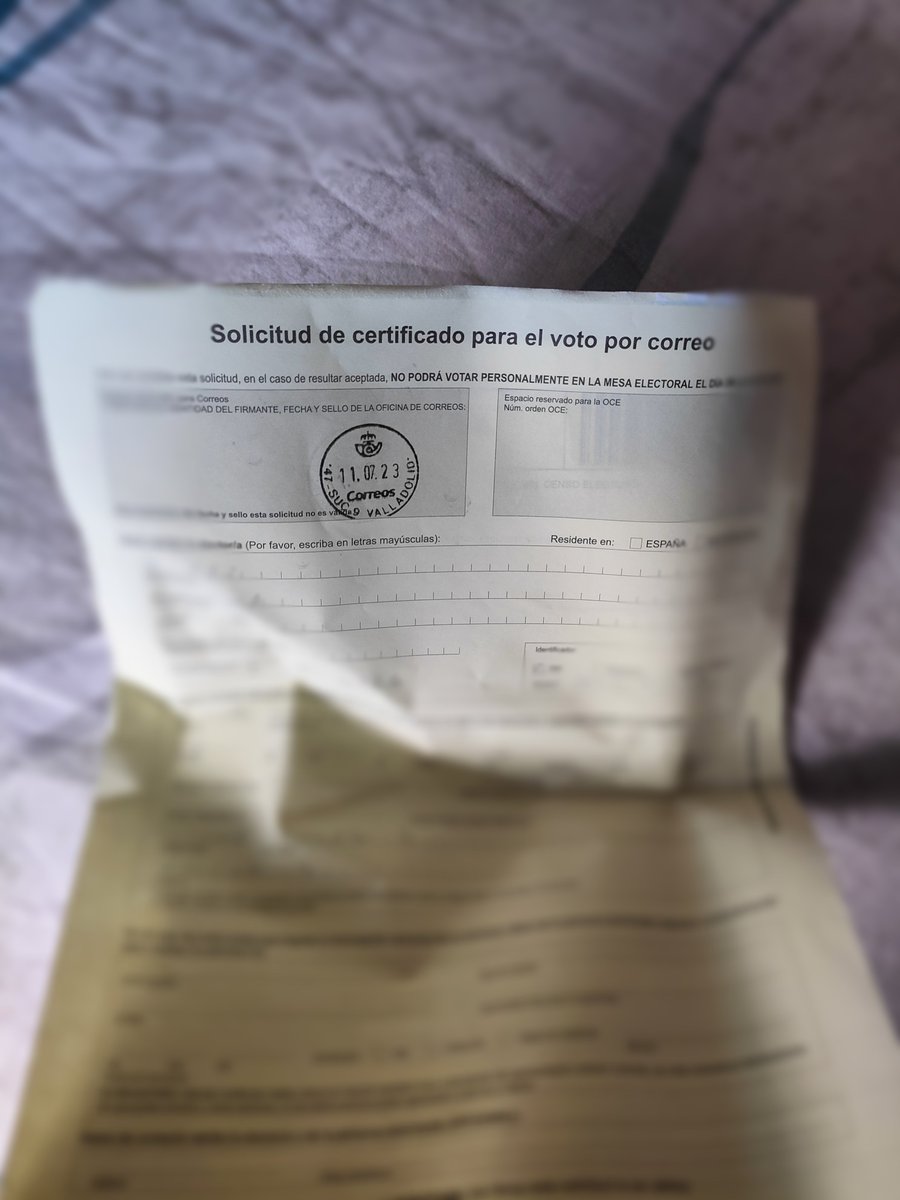 culebrapucelano's tweet photo. Señor @NunezFeijoo aquí está su manipulación.
 en tres días el voto por correo en casa.
Vergüenza le tenía que dar,por el poder no vale todo.
Enhorabuena trabajadores de @Correos 
@ppopular antidemócratas. https://t.co/e1ylcmlJIq