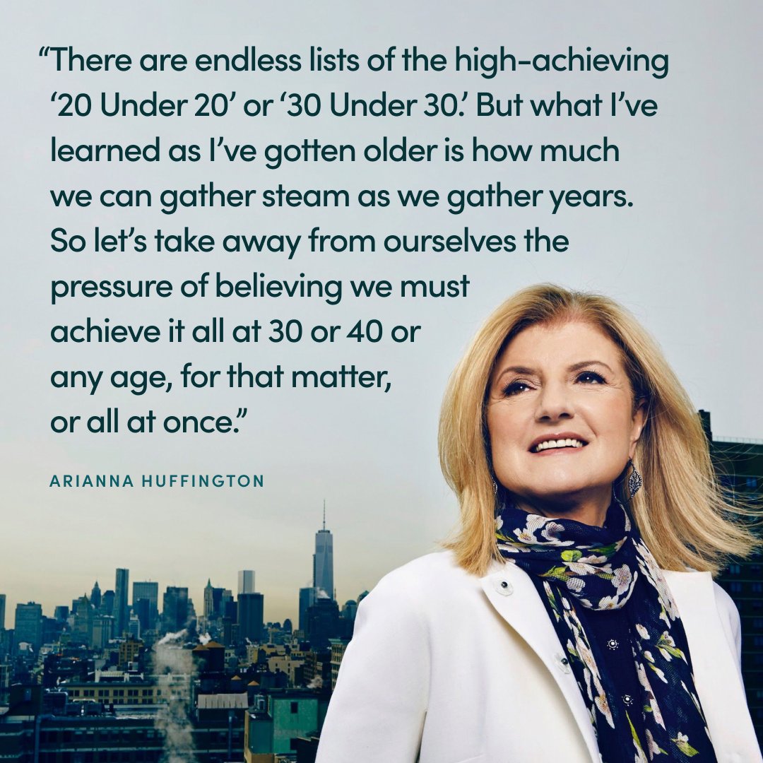 Arianna Huffington tweet media