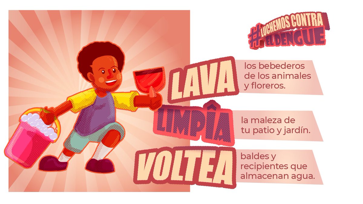 MinSaludCol's tweet photo. ¡La amenaza del dengue es real!🦟Sigue las recomendaciones para evitar que el mosquito que transmite la enfermedad se reproduzca. Por tu salud y la de tu familia👨‍👩‍👧‍👦 #LuchemosContraElDengue. https://t.co/KU9Ychw7BY