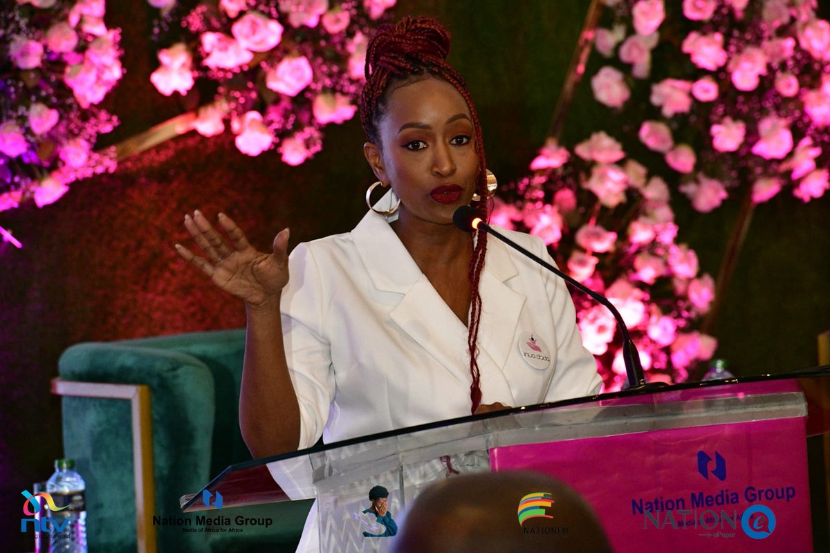.@JanetMbugua takes the stage as the keynote speaker at #ChangingCycles2023, urging collaboration to empower girls. Founder of @InuaDada, she is delighted to have joined forces with others to support girls in need. Her joy is palpable as she sees the impact of collective efforts.