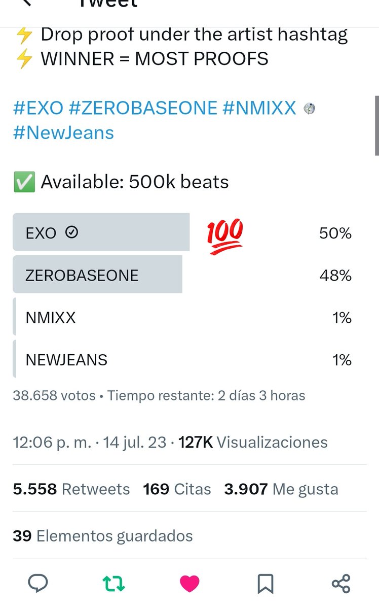 XIUCB97's tweet photo. @kvotes4u DONE FOR #EXO https://t.co/eswezr6yxC