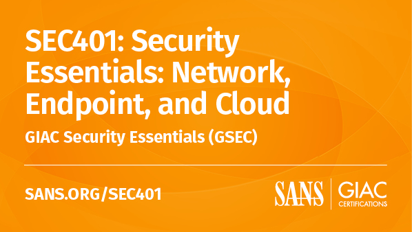 📣Featured Course Demo📣
#SEC401 focuses on providing essential information security skills &amp; techniques needed to protect &amp; secure organization's critical information &amp; technology assets. Try the course demo: buff.ly/3lYzJ9w

Learn more: buff.ly/433KJmm