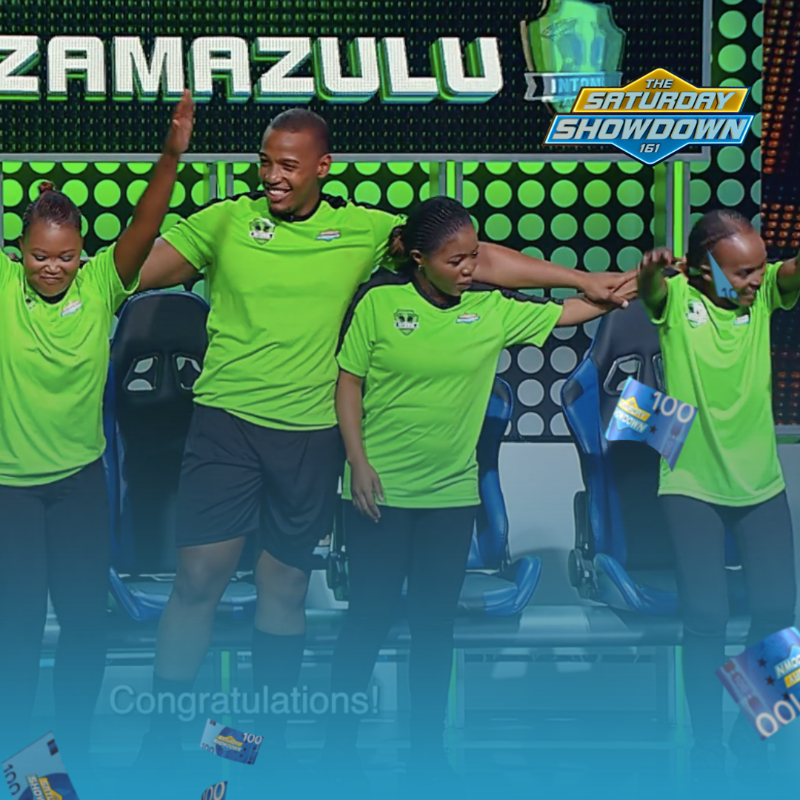 Mzansimagic's tweet photo. Team #IntombiZamaZulu ate and left no crumbs.
Itโs nothing but love from Team #Mapirara, as they reflect on their #SaturdayShowdown journey. ๐ซถ