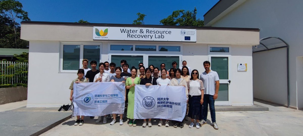 🟢🔴🔵 Boosting the transition towards circular economy in the water sector is also Education, Communication and sharing knowledge! ✔️🔝🔺 Today great event with workshop and technical visit of Palermo University @tongji University Shanghai