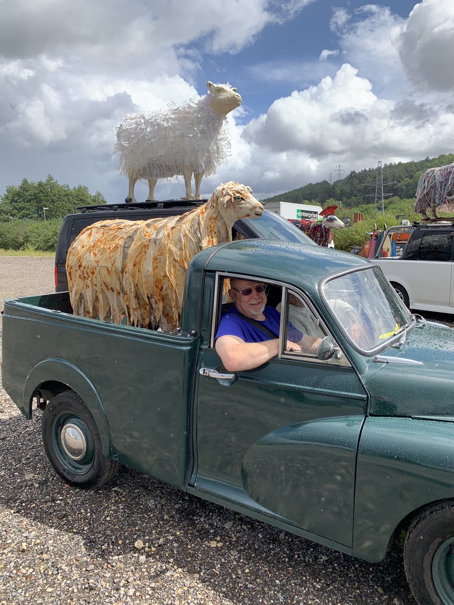 henriduckworth's tweet image. #HERD2023 @artichoketrust @musicinkirklees #KYOM23 Marvellous Moving Musical Sheep