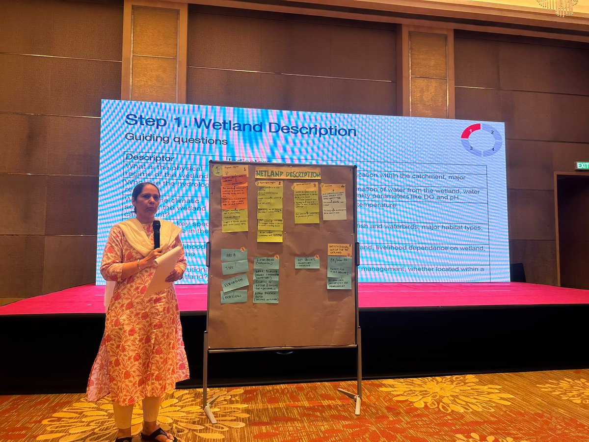 moefcc's tweet photo. The workshop saw active participation from all participants in developing the format for 2- step process comprising Framework Management Plan (FMP) and Integrated Management Plan (IMP).

#AmritDharohar #SaveWetlands #RamsarConv #EPCO
(2/4) https://t.co/JwlqkVAagU