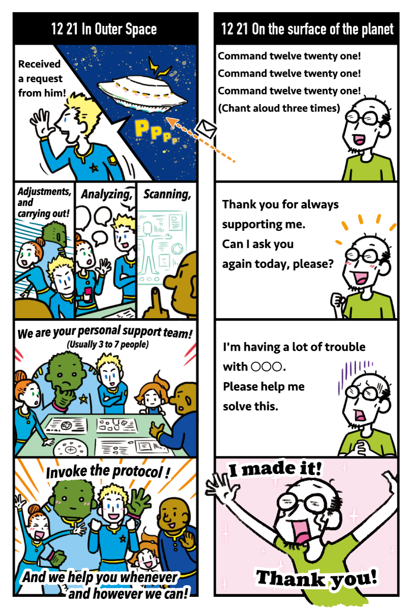 HAL_369's tweet image. Dear English-Speaking Lightworkers.

I created a &quot;Command Twelve Twenty-One&quot; cartoon.🌟

Please spread this image.😊🍀