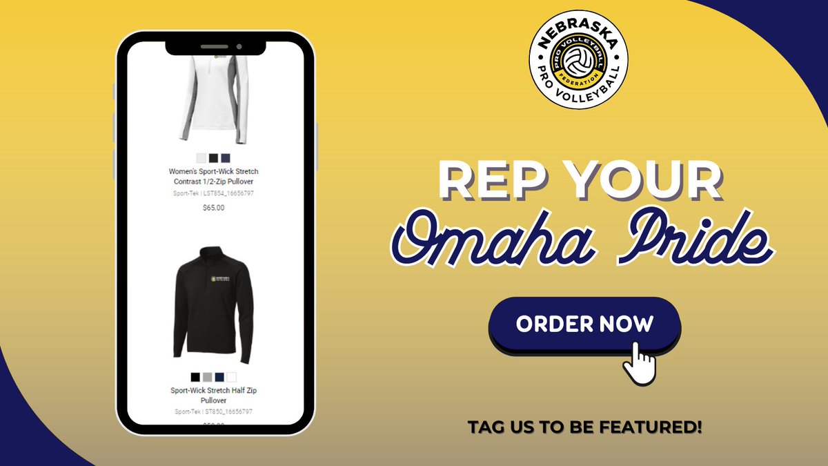 OmahaSupernovas's tweet image. Did you know that we have #TeamOmaha apparel? Rep your Omaha Pride with shirts, sweatshirts, jackets, sweatpants, and more! 👕✨

Show your team spirit by ordering apparel here: stores.inksoft.com/nebraska_pro_v… 🏐 

Tag us to be featured! 👏

#RealProVb #Omaha #NeProVb