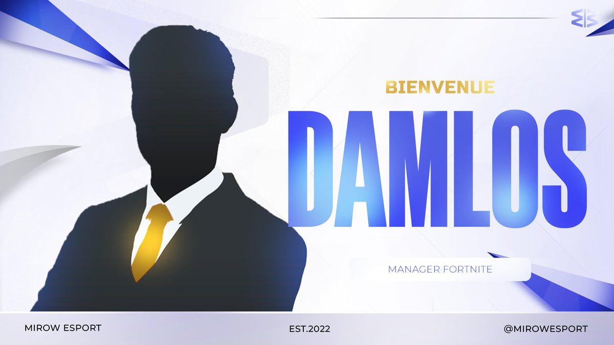 TeamMonarchXX's tweet photo. Expert dans son domaine, il nous fait le plaisir de rejoindre ses coéquipiers ! 🪂
Bienvenue à @DamlosMNG, en tant que Manager Fortnite ! 🦈
#Mirowin 💙🤍 https://t.co/dKO5nwCiBj