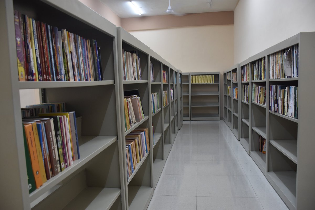 Library from District/Taluka Panchayat's 15th FC funds will be inaugurated tomorrow.This building equipped with solar rooftop,has seating capacity of more than 100, computer lab for school children &amp; books of all kinds. Manpower has been provided by <a href="/SYNCADGuj/">Sports, Youth & Cultural Activities Dept. Gujarat</a> and Maa Foundation.