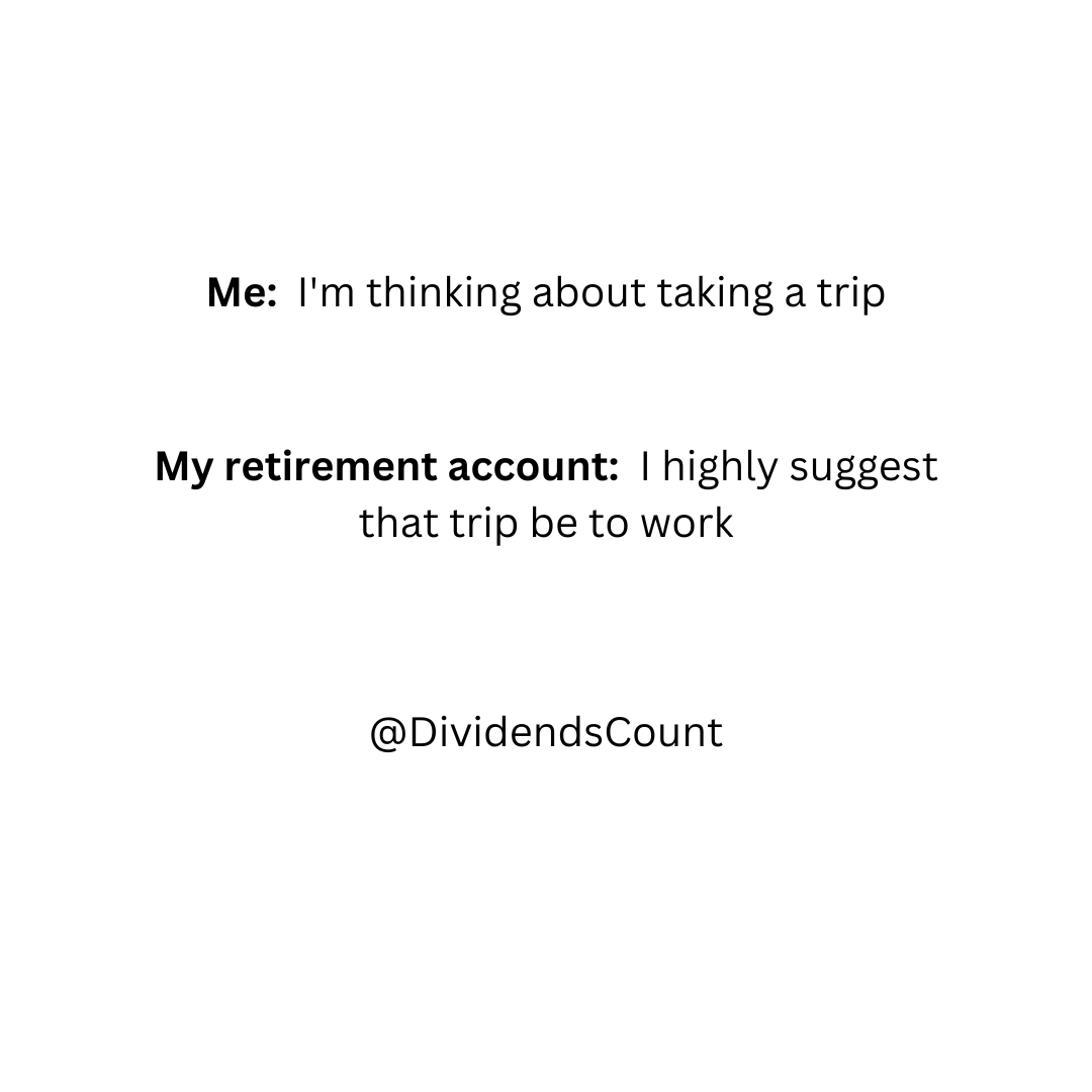 DividendsCount's tweet photo. I'm not saying you can't take a trip, but be sure to consistently invest a meaningful portion of your income before you spend on the fun things in life.

#dividends #investingmotivation #longterminvesting #divtwit https://t.co/Yo5bAzl09W