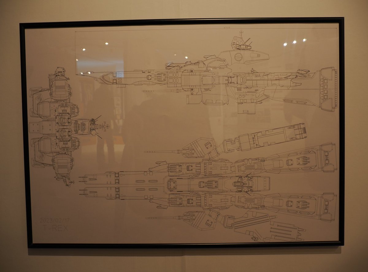 「ぎゅっと見所の濃縮された良い展示でした。#マクロス展 #マクロスロボ 」|KAZE／高橋賢治のイラスト