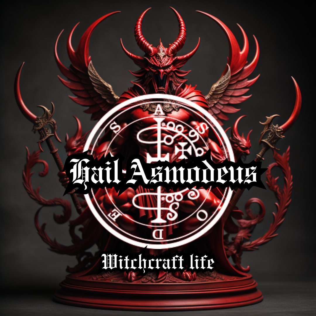 witchcraft_life's tweet photo. Step into the realm of infernal power and experience the profound blessings of Asmodeus. Embrace your destiny with confidence and let the flames of your desires burn brighter than ever before! #Asmodeus https://t.co/3njJP4W5At