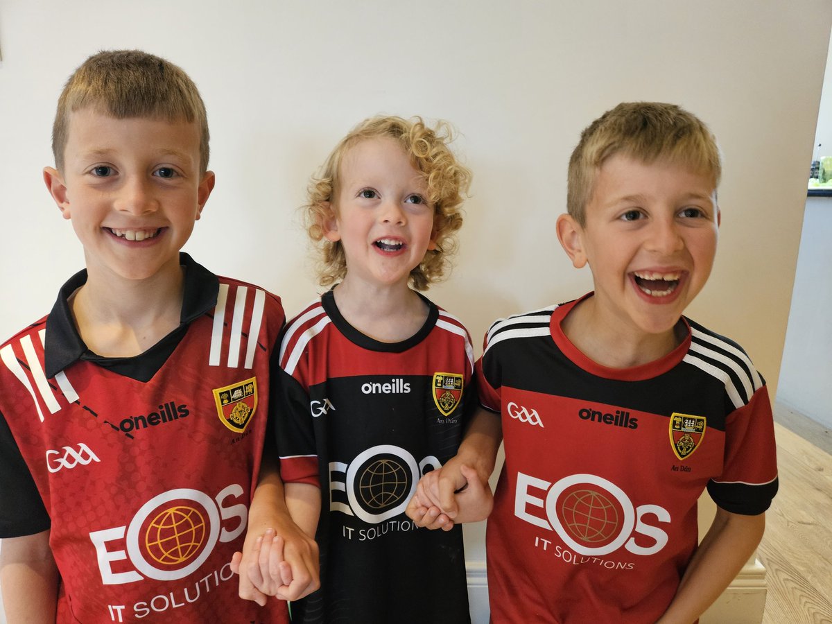 The @CarryduffCLG boys are so excited to be in @CrokePark today for the #tailteanncup final!  @OfficialDownGAA @officialgaa 
#fanwall