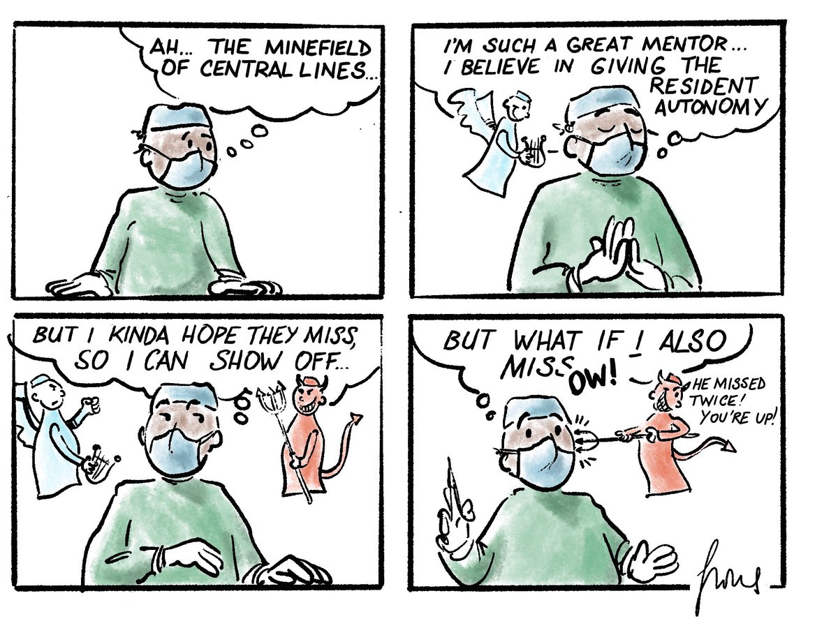 And now, for the voice of the senior surgeon*

*JK. They always had a voice

<a href="/FrancoisLuks/">Francois Luks</a> rhodeside.art
#Surgery #SurgicalTraining