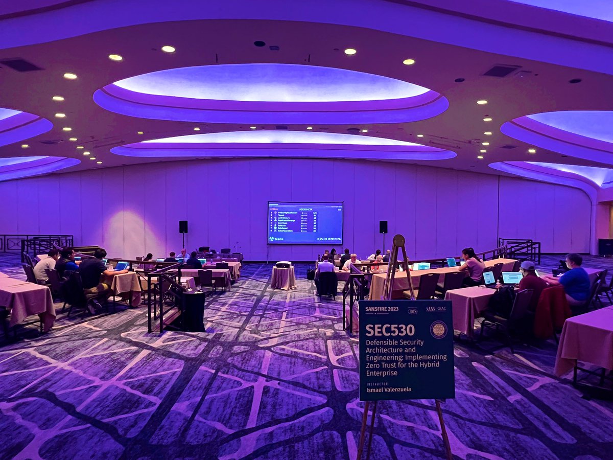 aboutsecurity's tweet image. And so it begins… 

#SEC530 #AllAroundDefender #GDSA #TyrellCorp #replicants #DefendTheFlag @SANSInstitute #SANSFIRE