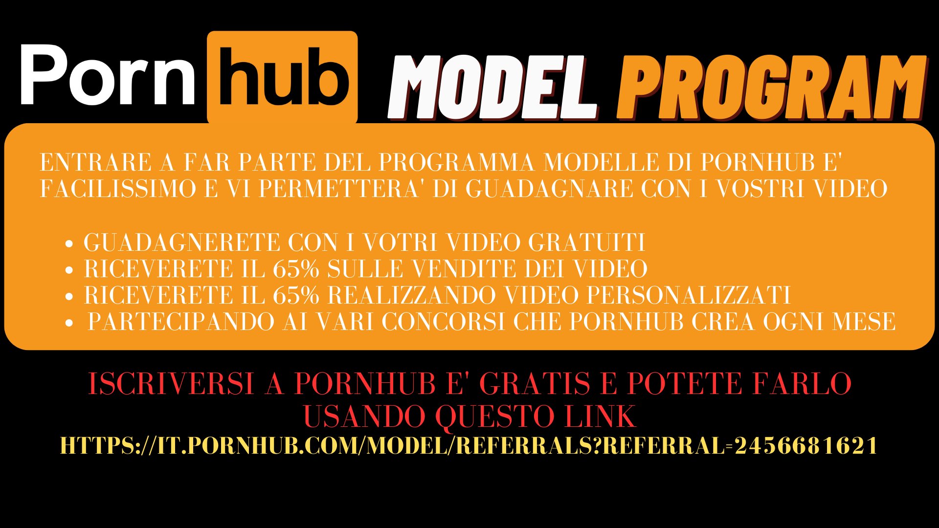 JOIN THE PORNHUB MODEL PROGRAM NOW AND START EARNING NOW WITH YOUR VIDEOS, USE THE LINK BELOW TO JOIN https://t.co/ru51Ys4yI9 #pornhub #modelprogram #hardcorevideo #videoporno #pornvideos #adultvideos #earnmoney https://t.co/InNraWeMSn
