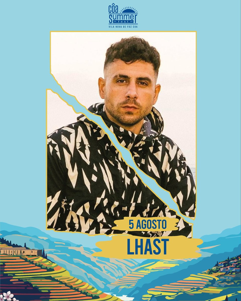 LHAST but not least 🤭

O <a href="/lhastprod/">Lhast</a> promete aquecer "o clima" no palco do Côa Summer Fest! 🔥

#coasummerfest #overãonãoésópraia