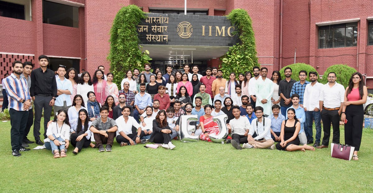 Arpita chowdhury (@arpitapv3129) on Twitter photo A bittersweet moment as life at <a href="/IIMC_India/">Indian Institute of Mass Communication</a> comes to an end. Grateful for the academic and professional growth, but it gave me so much more than that. This goodbye is for a new start. Abhi safar baki hai.✨️
Here's to EJ Batch of 2022-23 ✨️
#lifeatej #journalism A bittersweet moment as life at <a href="/IIMC_India/">Indian Institute of Mass Communication</a> comes to an end. Grateful for the academic and professional growth, but it gave me so much more than that. This goodbye is for a new start. Abhi safar baki hai.✨️
Here's to EJ Batch of 2022-23 ✨️
#lifeatej #journalism