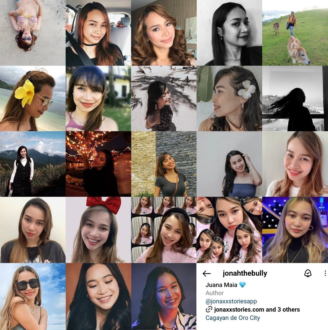 vtthidalgo's tweet photo. jonaxx’s instagram profile pictures through the years. she’s truly aging like a fine wine. ✨ https://t.co/oQADWU1H7w