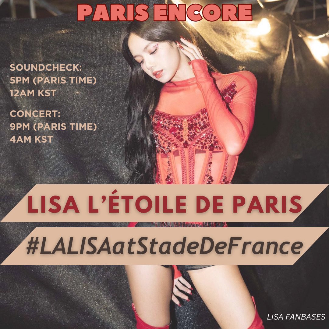 📣Twitter Party

Use these tags when sounchecks videos are available!

#LISA #LALISA #MONEY