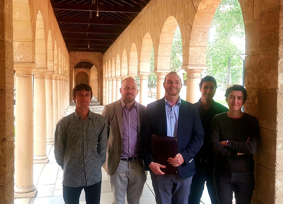 alsadekov's tweet photo. We had a very interesting discussion with colleagues from Australian Safeguards &amp; Non-proliferation Office on Thus.  Exciting opportunities are on horizon... thanks to ☢ subs. Here is our #nuclear team @CMCA_UWA https://t.co/S7Eamjtrox