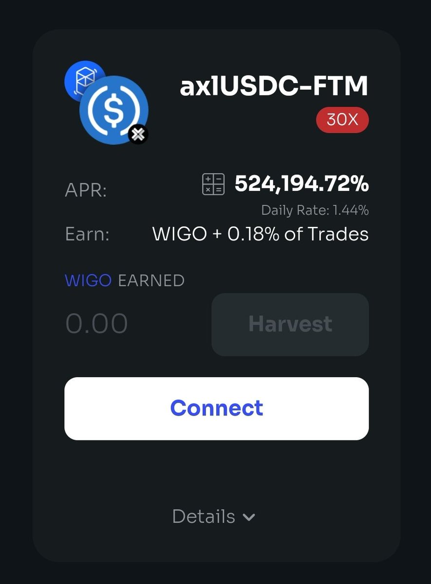 0xDeFive's tweet photo. WigoSwap shifts to axlUSDC after MultiChain event. 

Introducing FTM-axlUSDC pair with hot 🔥 APR for deeper liquidity: https://t.co/zlIuItdtYV

Be aware, MultiChain tokens incentives paused. $FTM $WIGO

Thanks for your patience 👋 https://t.co/HcCcv8r4aR