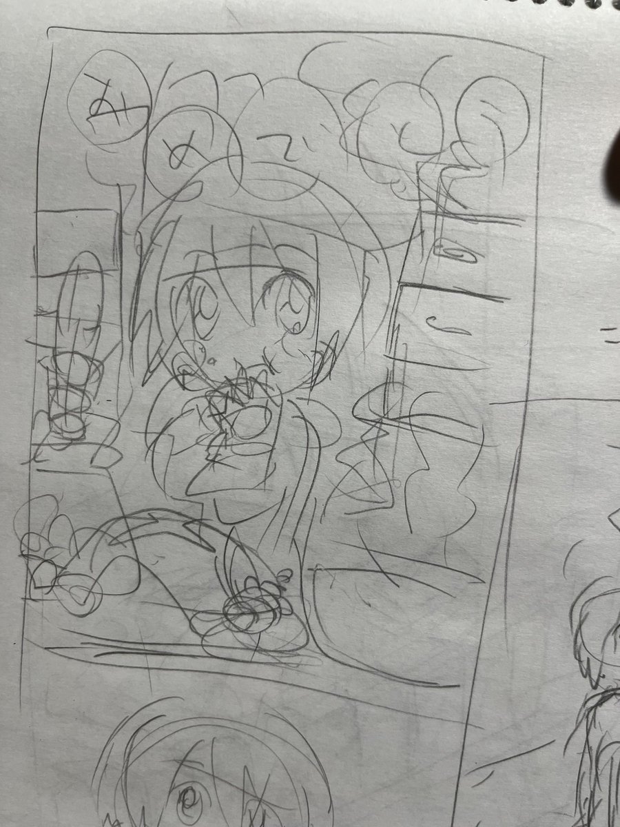 まだ構図案を出しているけど、わかんなくなっちゃったッピ……(二日ぐらい前からの若き寺田の悩み
