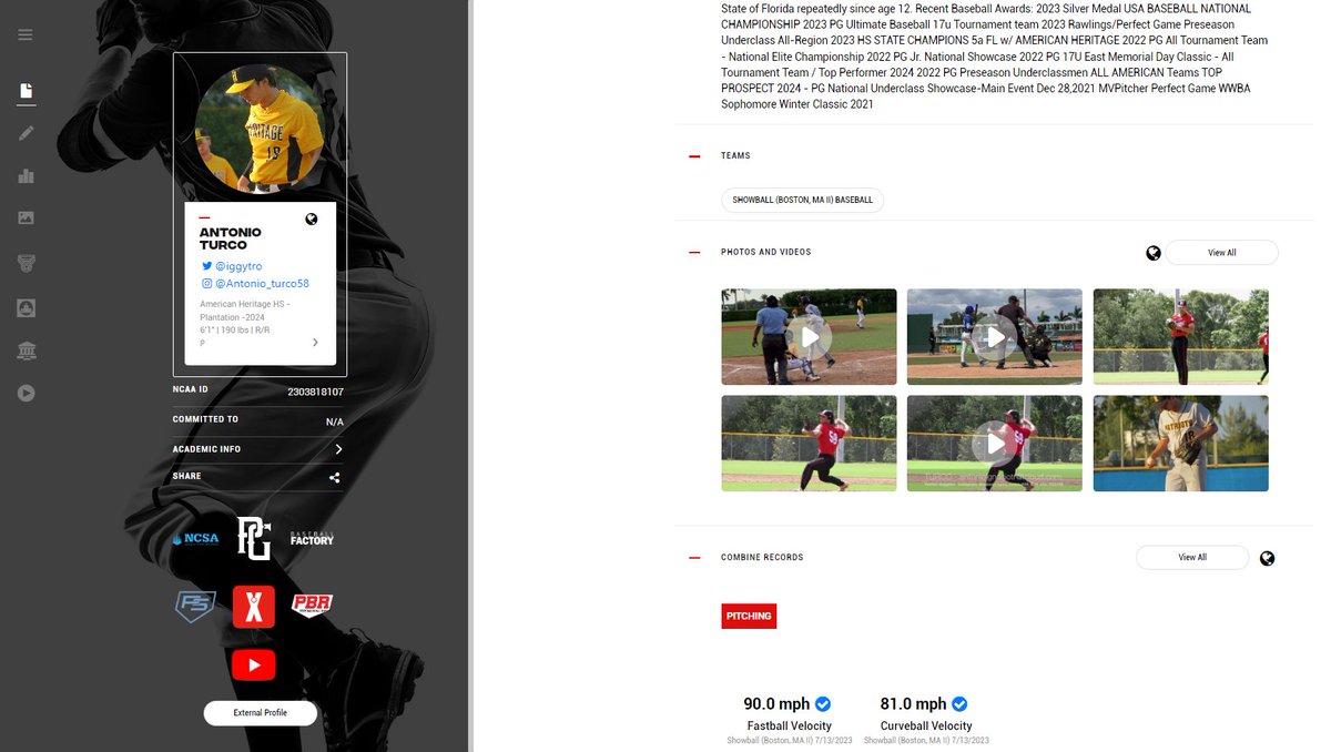 ShowBallCamps's tweet photo. @virtualcombine @SShoreCrawfish @AlexCoombes34 @AllstarsAcademy @tambasciadanny @NorthEast_BBall @NEBscottp @rickmcbrideiii @MA_Swoops @iggytro 
💥90.0 mph Fastball Velocity
💥81.0 mph Curveball Velocity
📕3.7 GPA
https://t.co/cXT9KSgxwO @elitesquad @SShoreCrawfish https://t.co/7gu5TdVFLt