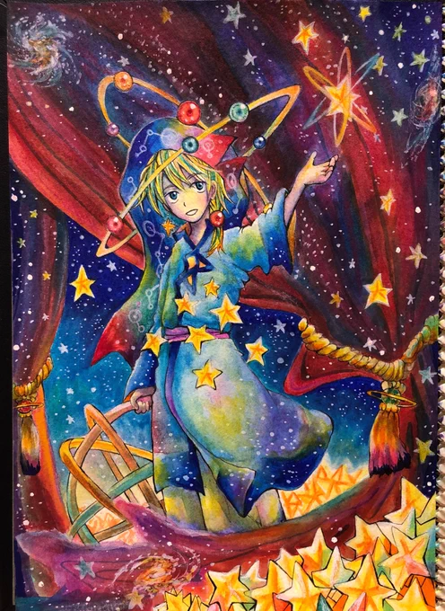 #君たちはどう作るか 2018年の絵なので今と画材や塗り方違いますがどう作るかは基本同じなので流行りタグに便乗! ちなみに某映画は初日に観ました勢。