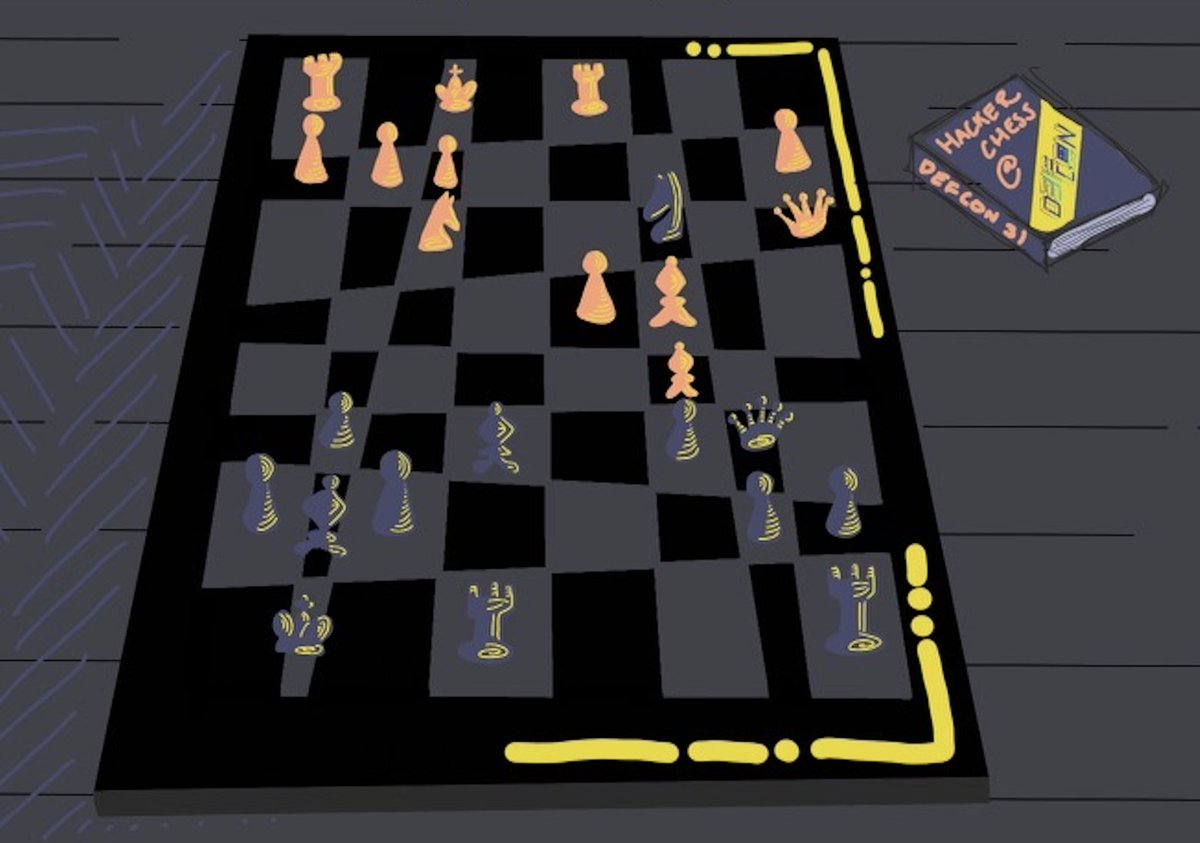 DEF CON chess tweet media