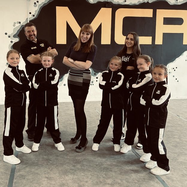 Honoured to open the MCR HQ dance academy in Ashton. Young people come here to learn dance, but also build friendships and boost confidence. 

Two hip hop teams heading to the World Champs in Florida next year. Head Coach Miah is the youngest ever to have teams qualify. 🙌🏻🎤🫳🏻