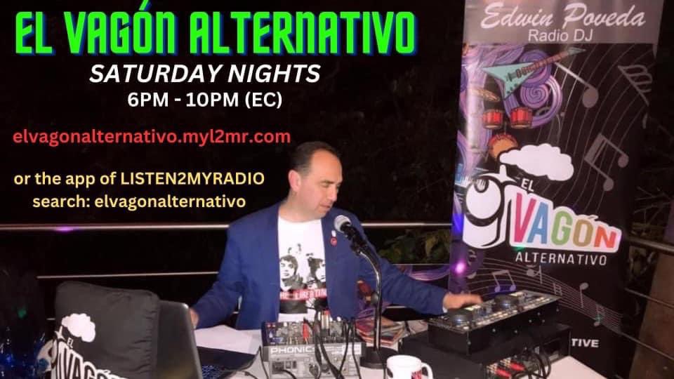 vagonalt's tweet image. Hello loyal listeners! It’s Saturday and that means it’s another fantastic edition of my radio show, El Vagón Alternativo. Tune in from 6pm - 10pm (EC) at elvagonalternativo.myl2mr.com or the app of LISTEN2MYRADIO. #elvagonalternativo #radioshow #internetshow #radioonline