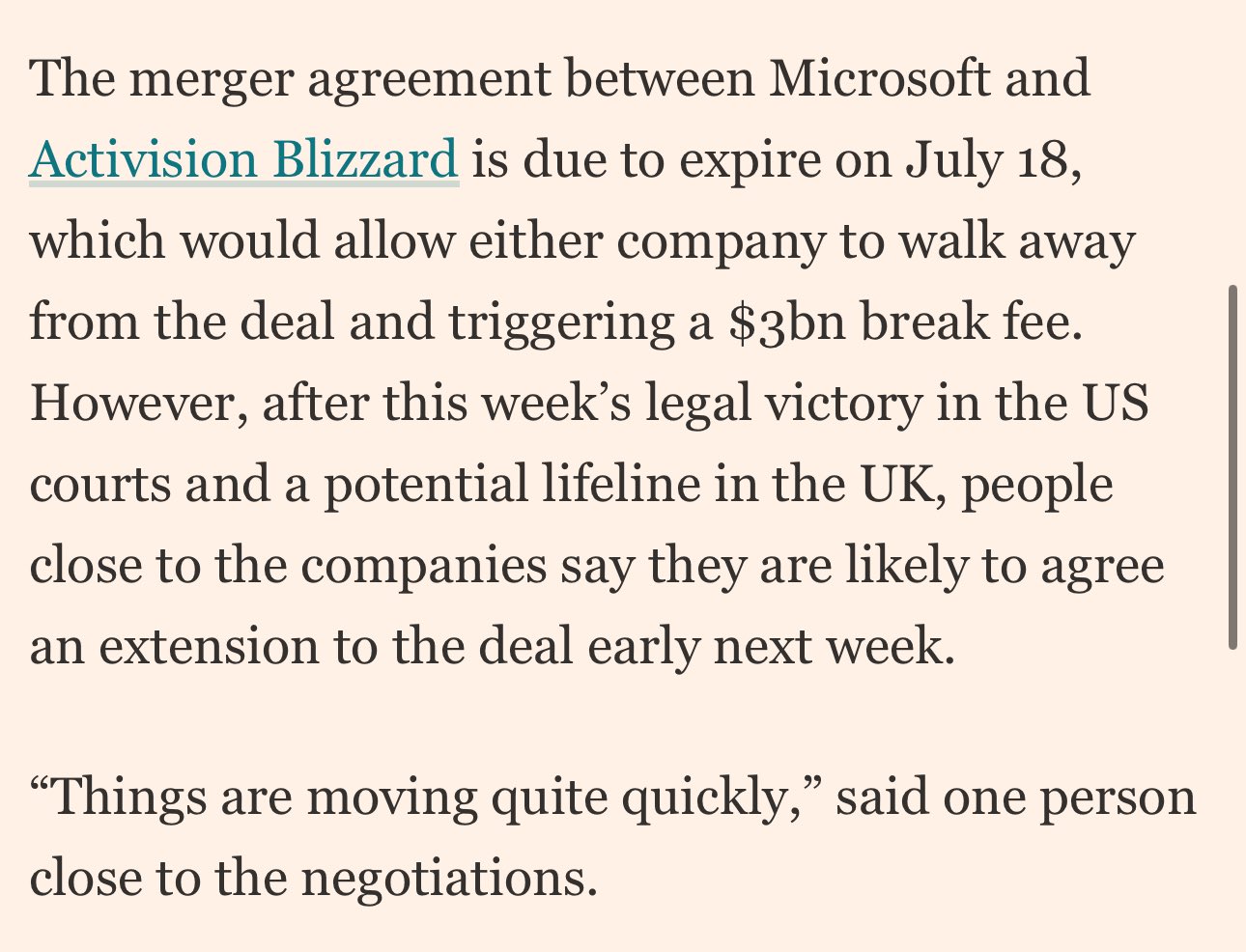 UK Expected To Approve Microsoft-Activision Blizzard Merger This Week