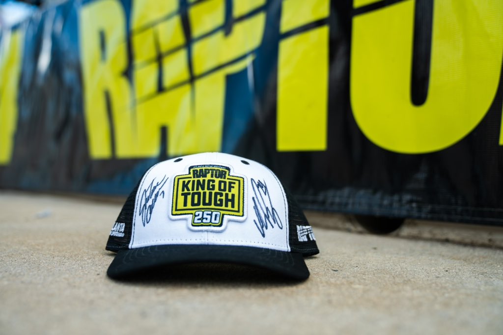 In the spirit of #GiveSomethingAwayDay, we are giving away a RAPTOR hat 𝙨𝙞𝙜𝙣𝙚𝙙 by <a href="/J_Allgaier/">Justin Allgaier</a> 𝘼𝙉𝘿 <a href="/WilliamByron/">William Byron</a> 🔥

To enter:
1. Retweet this post
2. Must be following <a href="/raptorcoatings/">RAPTOR USA Bed Liner & Protective Coating</a> and <a href="/AxaltaRacing/">Axalta Racing</a> 

Giveaway ends 7/18 at 9 am ET. Best of luck, race fans! 🏁
