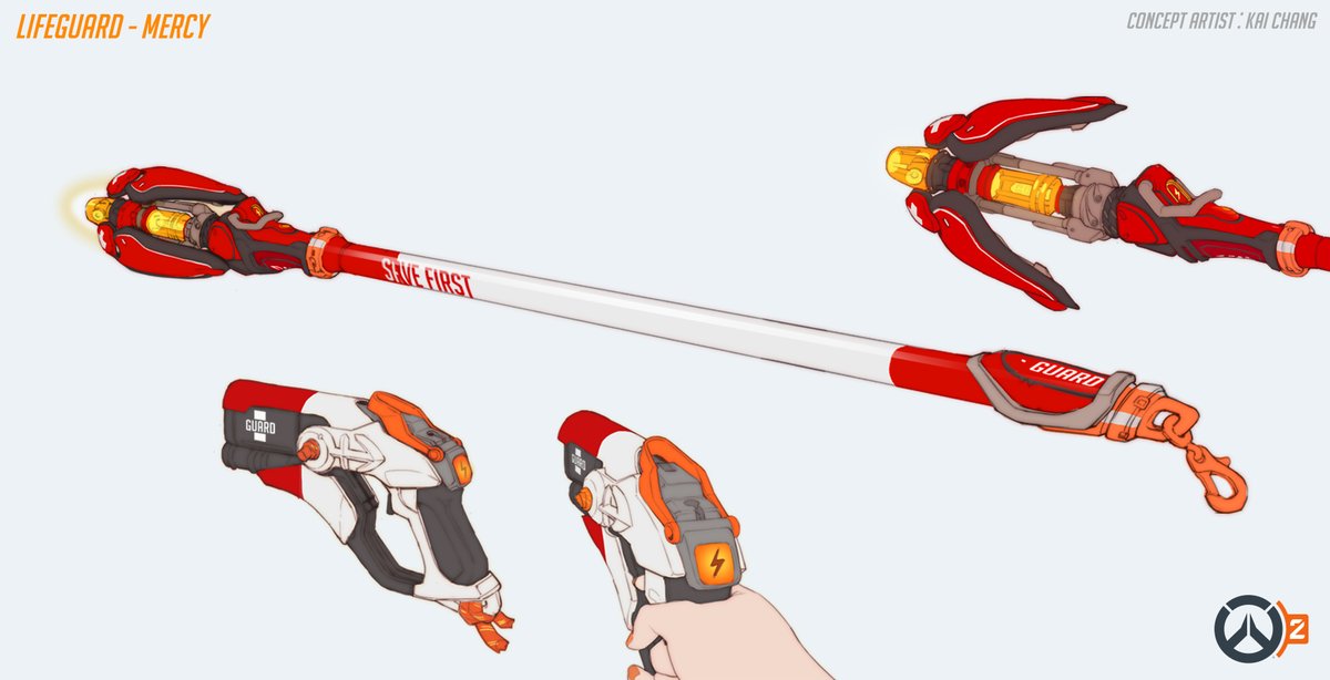 PlayOverwatch's tweet photo. It all starts with some concept art 🎨

Huge shout out to Sr. Concept Artist @KaiChangOZ8068 for the amazing design that went on to become Lifeguard Mercy (Legendary), now available in the Shop! 🤩 https://t.co/XTlYbYVmm1